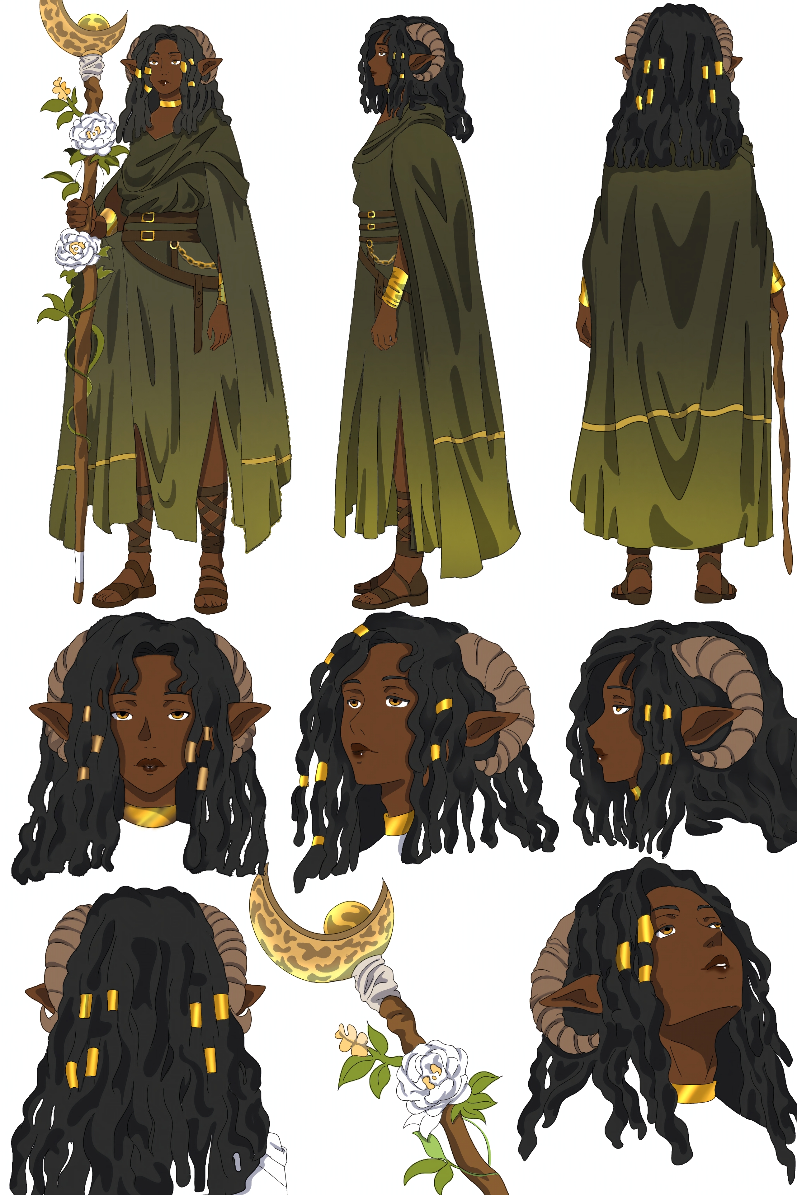 Horned Cleric — Full Design Sheet